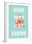 Annimo Rock Your Own Crown-null-Framed Art Print