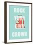 Annimo Rock Your Own Crown-null-Framed Art Print