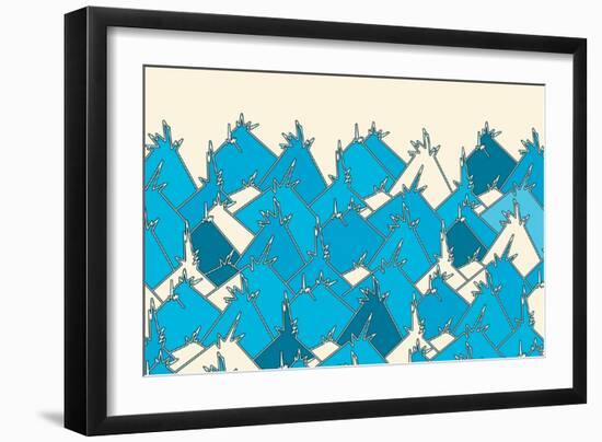 Annimo Way To The Sky-null-Framed Art Print