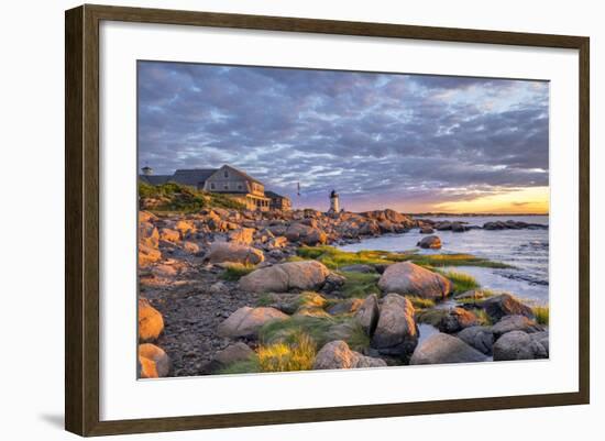 Annisquam Lighthouse, Gloucester, Massachusetts, USA.-Lisa Engelbrecht-Framed Photographic Print