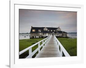 Annisquam Yacht Club, Gloucester, Cape Ann, Massachusetts, USA-Walter Bibikow-Framed Photographic Print