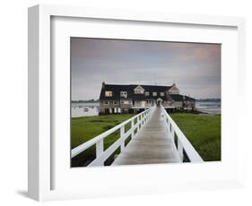 Annisquam Yacht Club, Gloucester, Cape Ann, Massachusetts, USA-Walter Bibikow-Framed Photographic Print