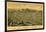 Anniston, Alabama - Panoramic Map-Lantern Press-Framed Art Print