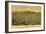 Anniston, Alabama - Panoramic Map-Lantern Press-Framed Art Print