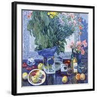 Anniversary Flowers-Malva-Framed Giclee Print