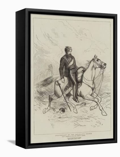 Anniversary of the Balaklava Charge-George Housman Thomas-Framed Stretched Canvas