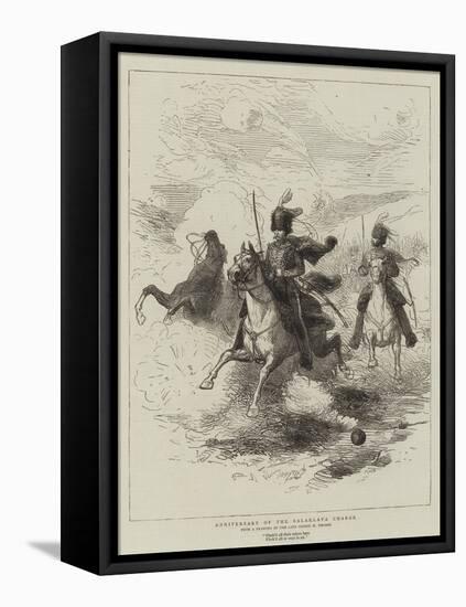 Anniversary of the Balaklava Charge-George Housman Thomas-Framed Stretched Canvas