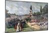 Anniversary of the Battle of Mars-La-Tour, 16 August 1870-Henri Meyer-Mounted Giclee Print