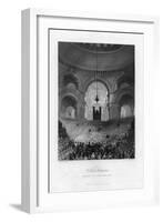 Anniversary of the London Charity Schools, St Paul's Cathedral, London, 19th Century-AH Payne-Framed Giclee Print