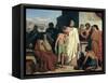 Annointing of David by Saul, 1842-Felix-Joseph Barrias-Framed Stretched Canvas