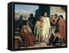 Annointing of David by Saul, 1842-Felix-Joseph Barrias-Framed Stretched Canvas