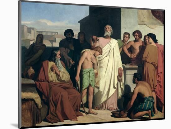 Annointing of David by Saul, 1842-Felix-Joseph Barrias-Mounted Giclee Print