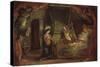 Annonciation-Eugene Delacroix-Stretched Canvas