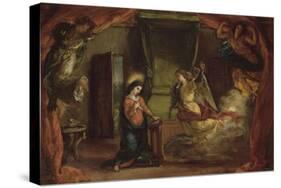Annonciation-Eugene Delacroix-Stretched Canvas