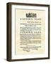 Announcement of Peace Treaty Ending the Revolutionary War, Printed in New York City, March 25, 1783-null-Framed Giclee Print