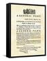 Announcement of Peace Treaty Ending the Revolutionary War, Printed in New York City, March 25, 1783-null-Framed Stretched Canvas