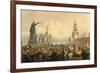 Announcement of the Coronoation in Red Square-Vasily Timm-Framed Premium Giclee Print