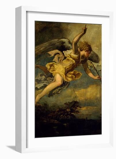 Announcing Angel, Ca 1552-Andrea Schiavone-Framed Giclee Print