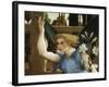 Announcing Angel, Detail from the Annunciation, Ca 1434-Lorenzo Lotto-Framed Giclee Print