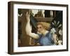 Announcing Angel, Detail from the Annunciation, Ca 1434-Lorenzo Lotto-Framed Giclee Print