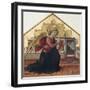 Announcing Angel, Left Panel of the Annunciation, 1467-1468-Bartolomeo Caporali-Framed Giclee Print