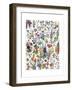 Annual and Biannual Flowers-null-Framed Giclee Print