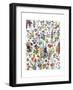 Annual and Biannual Flowers-null-Framed Giclee Print