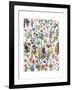 Annual and Biannual Flowers-null-Framed Giclee Print