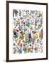 Annual and Biannual Flowers-null-Framed Giclee Print