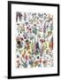 Annual and Biannual Flowers-null-Framed Giclee Print