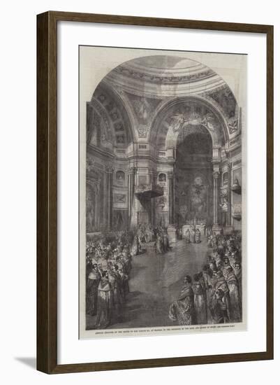 Annual Chapter of the Order of Don Carlos Iii-null-Framed Giclee Print