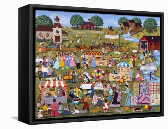 Annual Church Bazaar-Sheila Lee-Framed Stretched Canvas