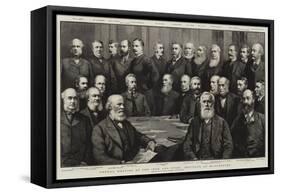Annual Meeting of the Iron and Steel Institute at Manchester-null-Framed Stretched Canvas