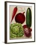 Annual Of True Blue Veggies-Vintage Apple Collection-Framed Giclee Print