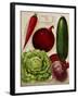 Annual Of True Blue Veggies-Vintage Apple Collection-Framed Giclee Print