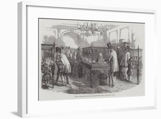 Annual Pigeon Show of the Philo-Peristeron Society-null-Framed Giclee Print