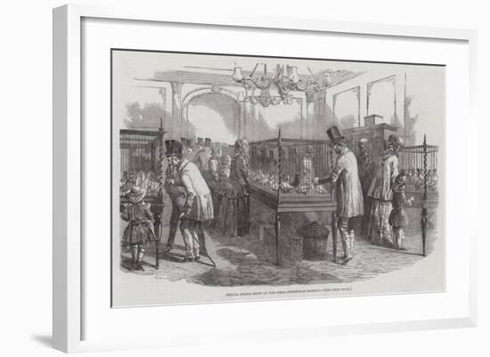Annual Pigeon Show of the Philo-Peristeron Society-null-Framed Giclee Print
