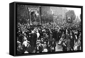 Annual Procession of the Orangemen, Belfast, Northern Ireland, 1922-J Johnson-Framed Stretched Canvas