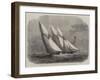 Annual Schooner Race of the Royal Thames Yacht Club, the Yachts at the Mouse Light Ship-Edwin Weedon-Framed Giclee Print