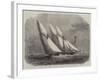 Annual Schooner Race of the Royal Thames Yacht Club, the Yachts at the Mouse Light Ship-Edwin Weedon-Framed Giclee Print