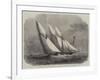 Annual Schooner Race of the Royal Thames Yacht Club, the Yachts at the Mouse Light Ship-Edwin Weedon-Framed Giclee Print