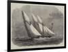 Annual Schooner Race of the Royal Thames Yacht Club, the Yachts at the Mouse Light Ship-Edwin Weedon-Framed Giclee Print