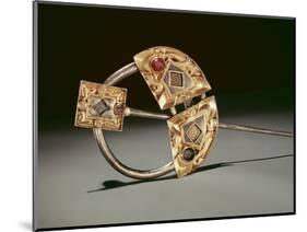 Annular Brooch, Ardagh Hoard, Reerasta, County Limerick, Viking Age (Silver-Gilt)-Celtic-Mounted Premium Giclee Print