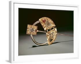 Annular Brooch, Ardagh Hoard, Reerasta, County Limerick, Viking Age (Silver-Gilt)-Celtic-Framed Giclee Print