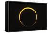 Annular Eclipse Showing Reverse Baily's Beads Effect-null-Framed Stretched Canvas