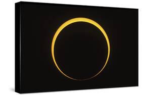 Annular Eclipse Showing Reverse Baily's Beads Effect-null-Stretched Canvas