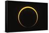 Annular Eclipse Showing Reverse Baily's Beads Effect-null-Framed Stretched Canvas