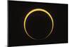 Annular Eclipse Showing Reverse Baily's Beads Effect-null-Mounted Photographic Print