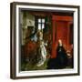 Annuncation (Center Panel of a Triptych)-Rogier van der Weyden-Framed Giclee Print