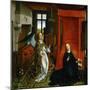 Annuncation (Center Panel of a Triptych)-Rogier van der Weyden-Mounted Giclee Print